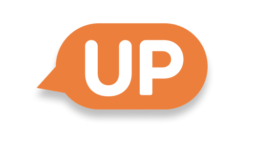 UP spreekballon